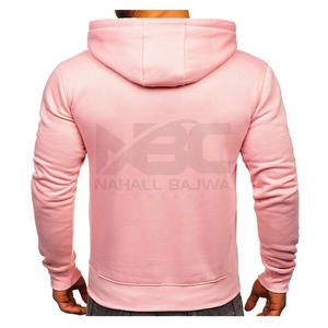 Sudaderas con capucha para hombre, ropa personalizada, venta al por mayor, color rosa claro, hecha en Pakistán, fabricantes de ropa - Product Image 2