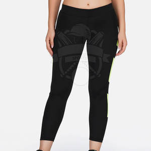 Pantalons de yoga pour femmes à la mode Legging à motif solide fabriqué au Pakistan Styles de legging en gros - Product Image 3