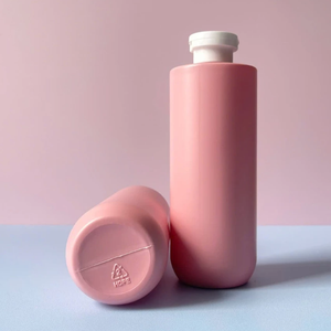 ขวดคอนดิชันเนอร์ HDPE สีชมพูความจุ500มล. พร้อมฝาปิดด้านบนแบบเปิดไหล่สำหรับบรรจุภัณฑ์เจลอาบน้ำ - Product Image 5