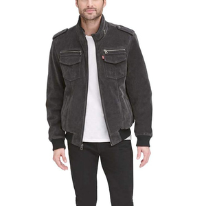 High Quality Men's Leather Canvas <b>Jacket</b> Spring Waterproof Windproof Breathable <b>Lightweight</b> Fashion Stylish & Comfortable - Product Image 5
