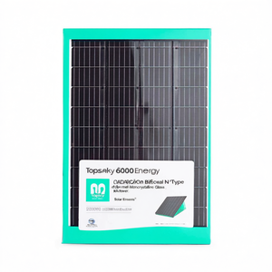 แผงโซลาร์เซลล์ Topsky Energy 600W แบบสองหน้า N-Type HJT พร้อมกระจกโมโนคริสตัลไลน์ด้านหน้า - Product Image 2