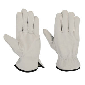 Patch de paume renforcé Keystone Thumb Gants de conduite en cuir de vachette pleine fleur Gants de sécurité pour conducteur doux, confortables et durables - Product Image 6