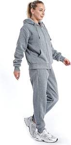 Ensemble de survêtements respirants 100% coton molletonné personnalisés pour femmes pull à capuche poches vêtements de salon confortables pour l'hiver confort décontracté - Product Image 5