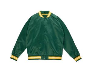 Chaqueta Universitaria de Béisbol Personalizada con Logotipo OEM, 100% Poliéster, Bordada, Impermeable, Transpirable, para Hombre, Talla Grande - Product Image 5