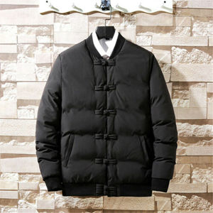 Veste bomber décontractée réversible coupe-vent et respirante pour homme, en tissu laine/polyester, service OEM - Product Image 3