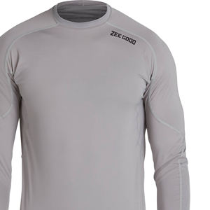 Customizable Men's Long Sleeve Compression Gym Shirts New <b>BJJ</b> <b>Rash</b> <b>Guard</b> MMA Plain Martial Arts Wear Jiu Jitsu Kimono Stretch - Product Image 5