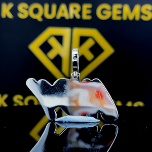 จี้ฮิปฮอปหมายเลขที่กำหนดเอง, กำหนดตัวอักษรของคุณ, จี้ฮิปฮอปหมายเลขของผู้ชาย, จี้เพชรโมอิส, เครื่องประดับฮิปฮอปน้ำแข็งออก - Product Image 2