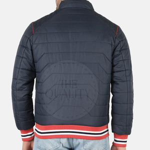 Blouson d'hiver matelassé pour homme grande taille 2025 avec col montant et logo personnalisable, haute qualité, écologique et respirant - Product Image 4