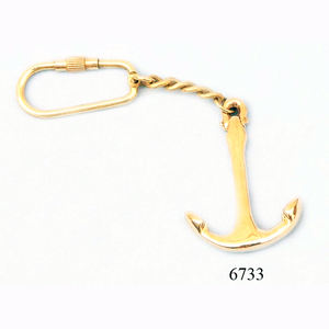 Llavero Náutico de Latón Macizo para Uso Diario, con Aspecto Inspirado en la Marina y Resistencia Duradera - Product Image 4
