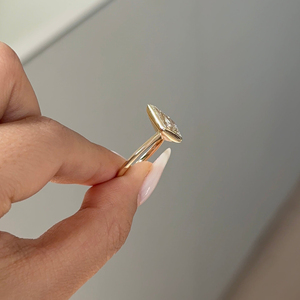 Anillo de moissanita de 2,25 quilates de compromiso para mujer de alta calidad 14K blanco amarillo oro rosa VVS2 estilo de moda al por mayor precio más barato - Product Image 2