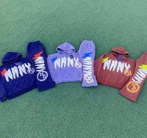 Conjunto de Sudadera Oversize Estilo Urbano y Pantalones Deportivos con Logotipo Bordado para Proveedores de Sudaderas y Pantalones Casuales - Product Image 1