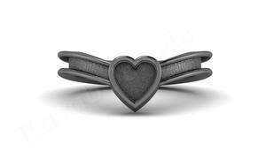 2025 anillo de aniversario de bodas de plata personalizado de alta calidad en forma de corazón 925 sello joyería de montaje al por mayor regalo de joyería de 6mm - Product Image 4