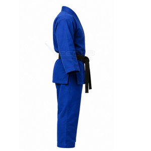 Uniforme de Karate Ligero, Ropa de Entrenamiento de Artes Marciales, Conjunto de Chaqueta y Pantalones de Algodón, Ropa Deportiva Transpirable para Práctica Diaria - Product Image 4