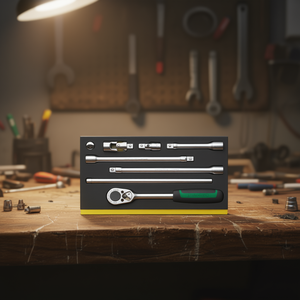 Juego de Llaves de Trinquete Stahlwille de 1/2'' con Inserto TCS y Accesorios, Juego de Herramientas de 9 Piezas - Product Image 3