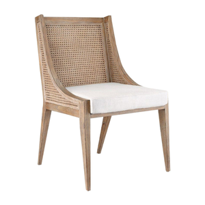 Modern Style Durable <b>Dining</b> <b>Chair</b> <b>Rattan</b> Wood Comfortable for Outdoor Living Room Hotel Park Kitchen Villa Courtyard Event Use - Product Image 1