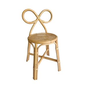 Impresionante Silla de ratán natural Silla de tocador para adultos y niños al por mayor - Product Image 1