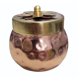 Latest Designer Dry Fruits Nut Jar Use Home Decorative And Business Gifts Handmade Metal Crafts - Product Image 6