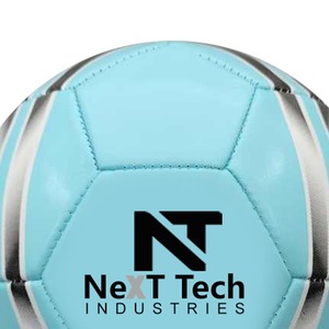 Balón de entrenamiento de fútbol de Next Tech Industries, material de PU para fines de entrenamiento con diseño personalizado y logotipo personalizado - Product Image 5