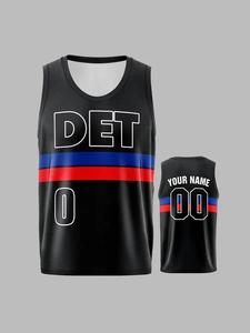 เสื้อบาสเกตบอลผ้าโพลีเอสเตอร์สำหรับผู้ใหญ่เสื้อบาสเก็ตบอลพิมพ์ลายตามสั่งใหม่ - Product Image 6