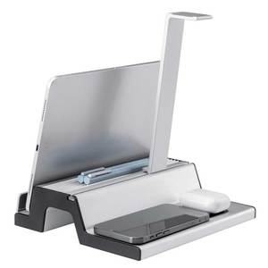 3-in-1 Wireless Charging Station with PC Material and Magnetic Function-DA07-2S Headphone <b>Stand</b> - Product Image 2