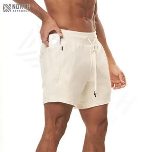 กางเกงขาสั้นผู้ชายผ้าแคนวาสโพลีเอสเตอร์/คอตตอนคุณภาพสูง แห้งเร็ว มีเชือกผูก ปรับแต่งได้ เหมาะสำหรับฤดูร้อน - Product Image 6