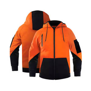 Alta calidad poliéster Super Visible Hivis reflectante seguridad sudadera chaqueta alta visibilidad sudaderas con capucha uniformes de trabajo al por mayor - Product Image 4