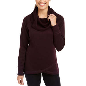Maglione da Donna Ideology XX-Large Viola con Collo ad Anello, Alta Qualità, Tessuto Traspirante, Casual Premium per l'Autunno - Product Image 1