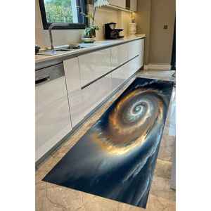 Alfombra Galaxy Swirl, Tapete de Piso con Diseño de Espiral Vortex, Alfombra de Chenilla - Product Image 2