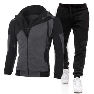 2024 meilleure qualité personnalisée fermeture éclair hommes survêtement saison d'hiver avec logo personnalisé du fabricant - Product Image 3