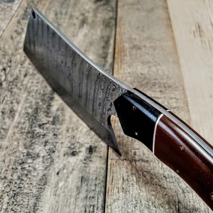 มีดทำครัวเหล็กดามัสกัสแบบมืออาชีพมีดเชฟสไตล์ญี่ปุ่นด้ามจับทำด้วยมือ - Product Image 4