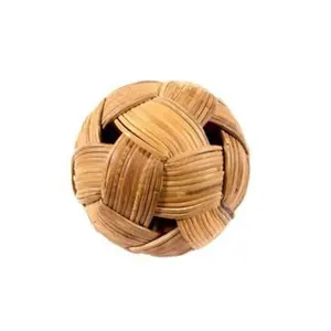 Boule de rotin tissée à la main avec des prix compétitifs au Vietnam pour la vente en gros de jouets à mâcher décor de photoshoot vacances