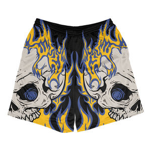 High Street Hommes Gym Shorts Logo Personnalisé 100% Polyester Jogger Sweat Shorts Taille Élastique pour Sports D'été Natation Plage Utiliser Maille - Product Image 1