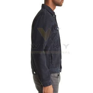 Veste en jean sur mesure pour homme, couleur unie, prix bas, meilleure vente - Product Image 3