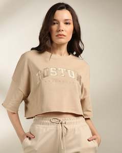 Camisetas ajustadas de gran tamaño para mujeres Fabricante OEM Tela de algodón suave Diseño minimalista Ideal para marcas personalizadas - Product Image 2