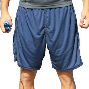 Men's Fitness Gym Shorts Breathable Lightweight <b>Compression</b> Streetwear with Running Pocket Solid Pattern Jogger for Workout Run - Product Image 3