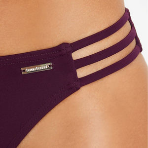 Conjunto de Bikini Push-Up de Moda para Mujer, Traje de Baño de Dos Piezas, Logotipo Personalizado al por Mayor, Ropa de Playa Sexy para el Verano, Piscina, Resort, Burdeos - Product Image 6