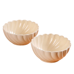 Handmade <b>Wood</b> Bowl With Off White Glossy Color Finished Customized <b>Wood</b> Round Serving Bowl Set Classic Salad & <b>Fruit</b> Bowl - Product Image 5