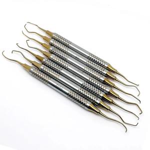 Nuevo Juego de Curetas Dentales Gracey Premium de 7 Piezas, Instrumentos Periodontales de Acero para Limpieza y Extracción de Sarro, Instrumentos de Cirugía Dental - Product Image 4