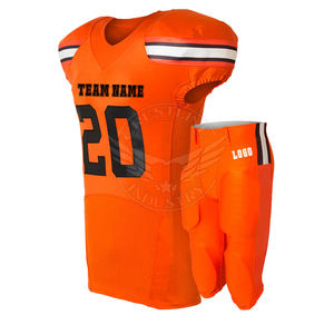 Maillot de football américain personnalisé par sublimation, à manches courtes pour adulte, 100 % polyester, protection UV, prix de gros abordable - Product Image 5
