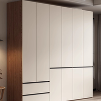 Armoire et penderie en bois au design personnalisable, directement de l'usine, pour appartement et chambre d'hôtel