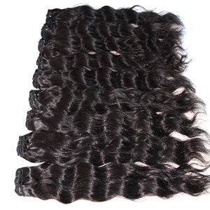 Vente en gros d'extensions de cheveux humains vierges Faisceaux de trame et fermeture Vendeurs de cheveux bruts à ondulation profonde et à boucle italienne bon marché - Product Image 2