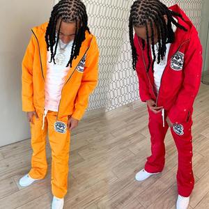 Conjunto de Pantalones Cortos y Chaqueta Cortavientos de Diseño Personalizado, Estilo Deportivo, con Botones, para Hombre, Conjunto de Verano de 2 Piezas - Product Image 2