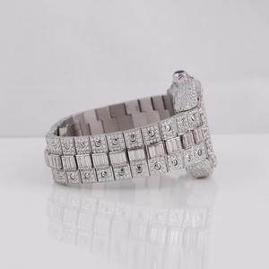 Montre en diamant Moissanite, montres serties de diamants, luxe, entièrement automatique, VVS1, montre en diamant Moissanite sertie de diamants - Product Image 2