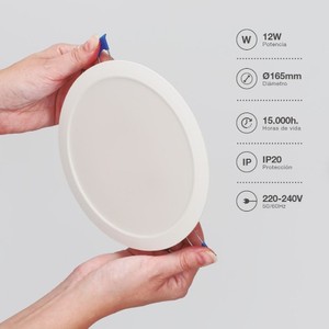 Downlight da incasso LED rotondo Belur 12W 6500K (GSC 201000096) - Product Image 3