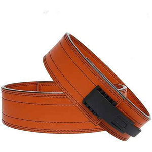 เข็มขัดหนังแท้สำหรับผู้ชายเข็มขัดออกกำลังกายแบบปรับแต่งได้เข็มขัดออกกำลังกายหนังวัวแท้ - Product Image 3