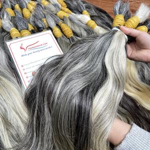 ¡Producto en oferta! Extensiones de cabello humano sin procesar ondulado liso con cutícula alineada - Product Image 3