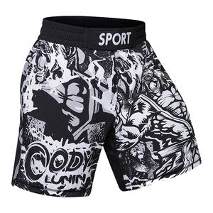 Short MMA imprimé sublimation pour homme, short ufc, short de grattage, vêtements d'arts martiaux, short boxer court mma, short de combat - Product Image 2