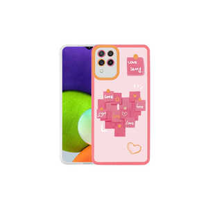 JoieCreatif para Samsung para Galaxy M32, funda de silicona con diseño M-Fit, funda transparente con diseño Love Story No2 para móvil - Product Image 1