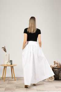 2025 faldas altas y nuevas de moda de primavera y verano, faldas negras de diseño empalmado, faldas dulces holgadas informales de malla de cintura alta para mujer - Product Image 5