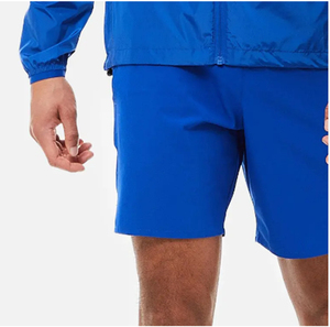 <b>Men's</b> Casual <b>Work</b> Two Piece Windbreaker Set Latest Design Mock Neck Hoodie Knee Length <b>Shorts</b> 100% Cotton Eco-Friendly - Product Image 6